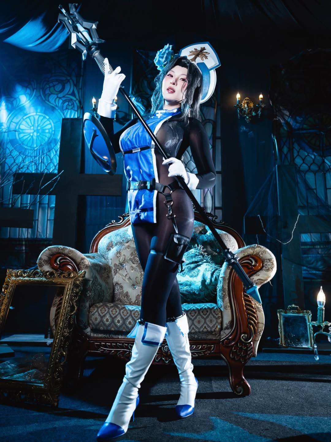 美女cos《棕色尘埃2》兔女郎达丽安 前凸后翘太美了！