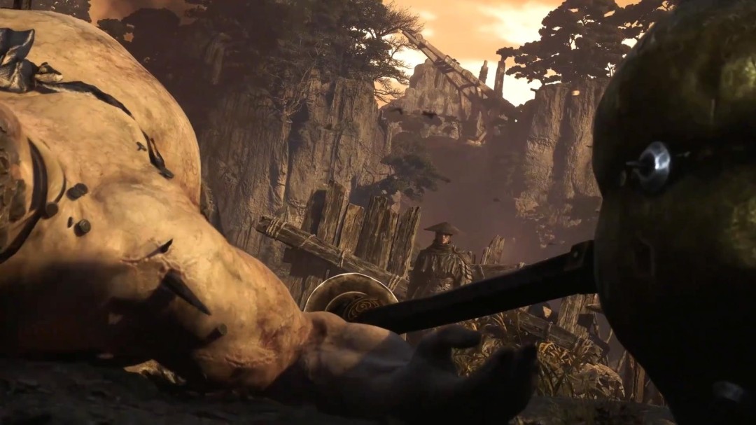 《影之刃零》新实机演示 大战Boss巨锤客万钧