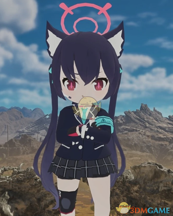 《怪物猎人：荒野》蔚蓝档案黑见芹香外观MOD