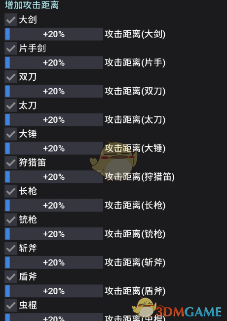 《怪物猎人：荒野》增加近战武器攻击范围MOD