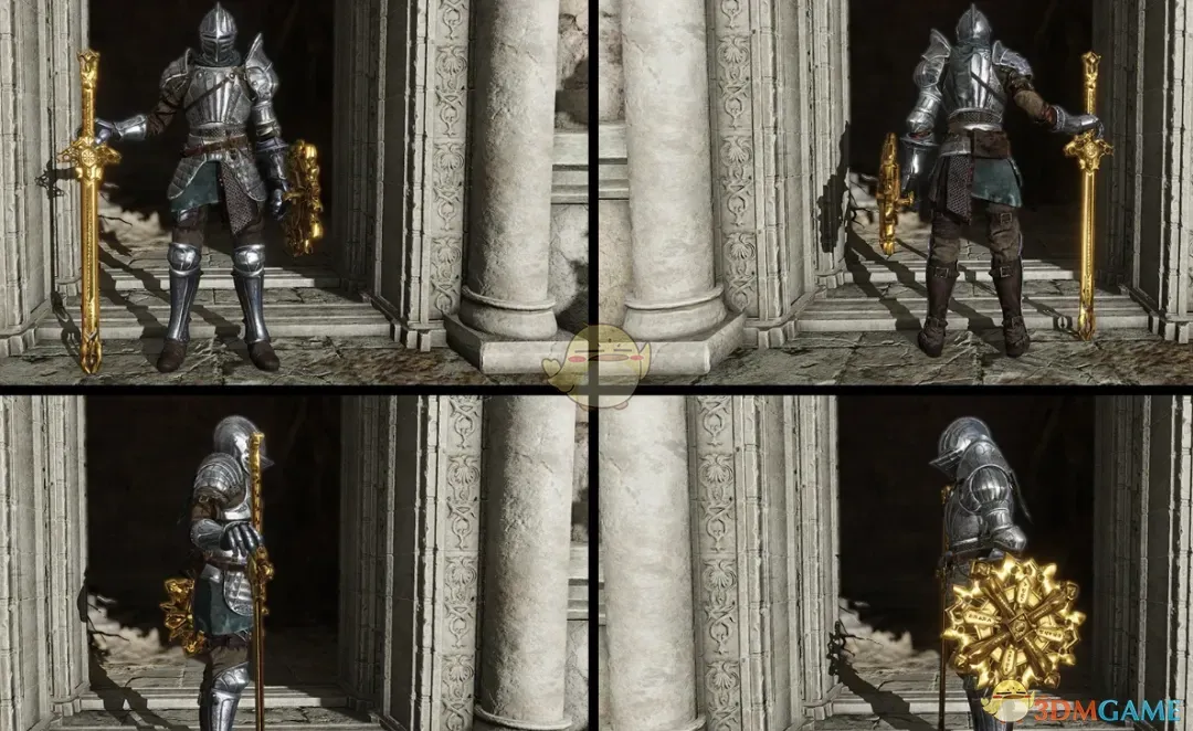 《艾尔登法环》恶魔之魂沟纹铠甲MOD