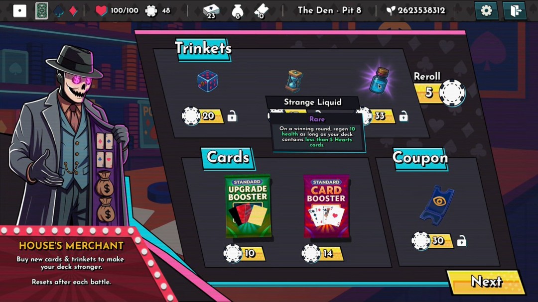 《RogueJack21》游戏库