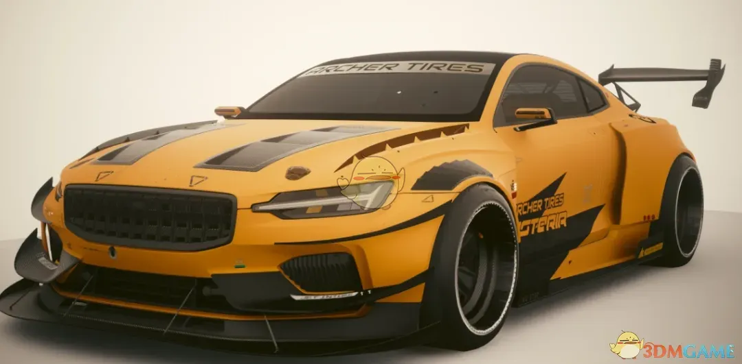 《赛博朋克2077》极星1英雄版轿跑MOD