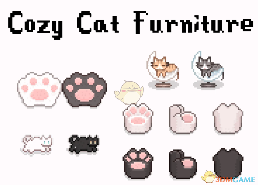 《星露谷物语》舒适猫咪家具包MOD