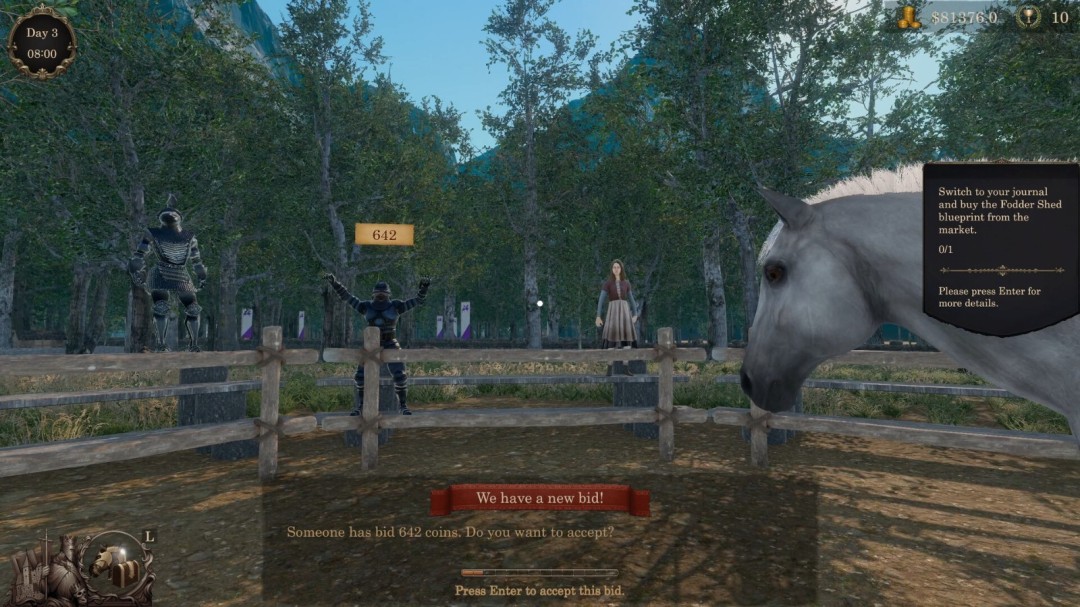 《中世纪马贩子模拟器》预告 培育种马组建势力