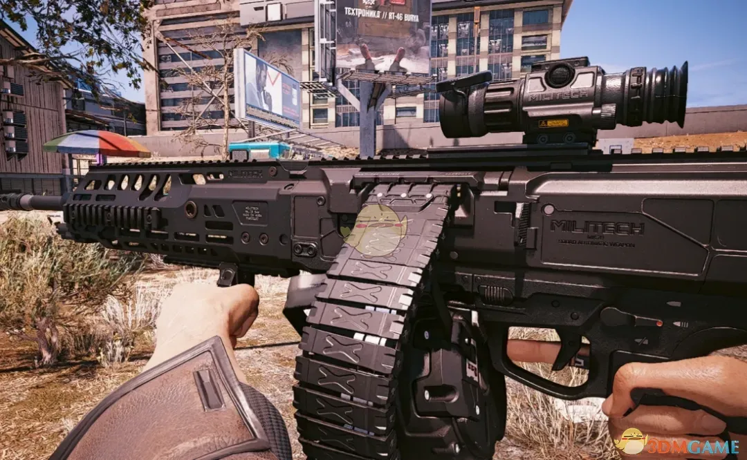 《赛博朋克2077》使命召唤MK.78机枪MOD