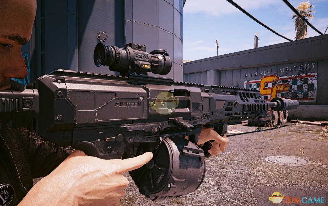 《赛博朋克2077》使命召唤MK.78机枪MOD