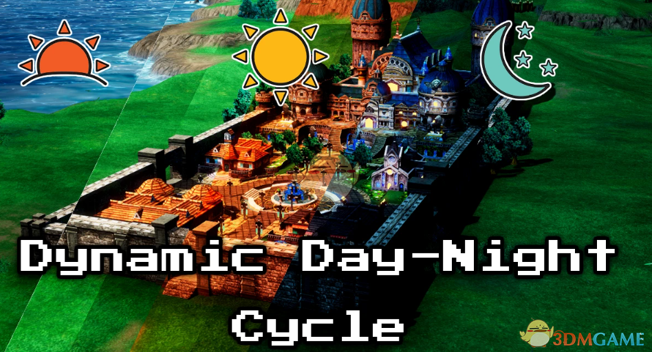 《勇者斗恶龙1&2:HD-2D重制版》动态昼夜循环MOD