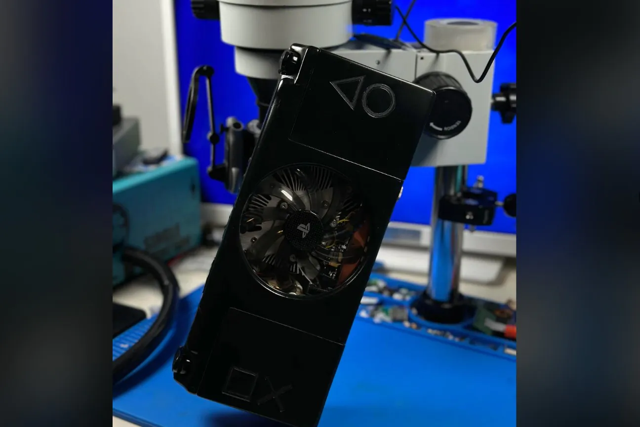 民间大神出手：PS4 Slim被改造成7英寸掌机