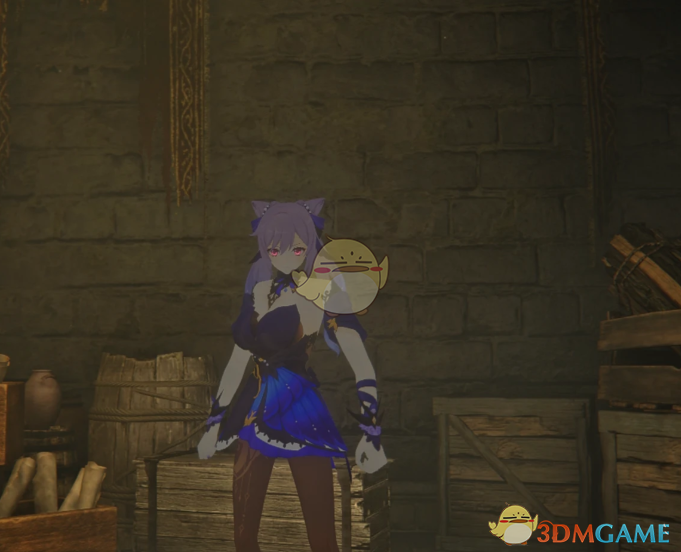 《艾尔登法环：黑夜君临》原神刻晴外观MOD