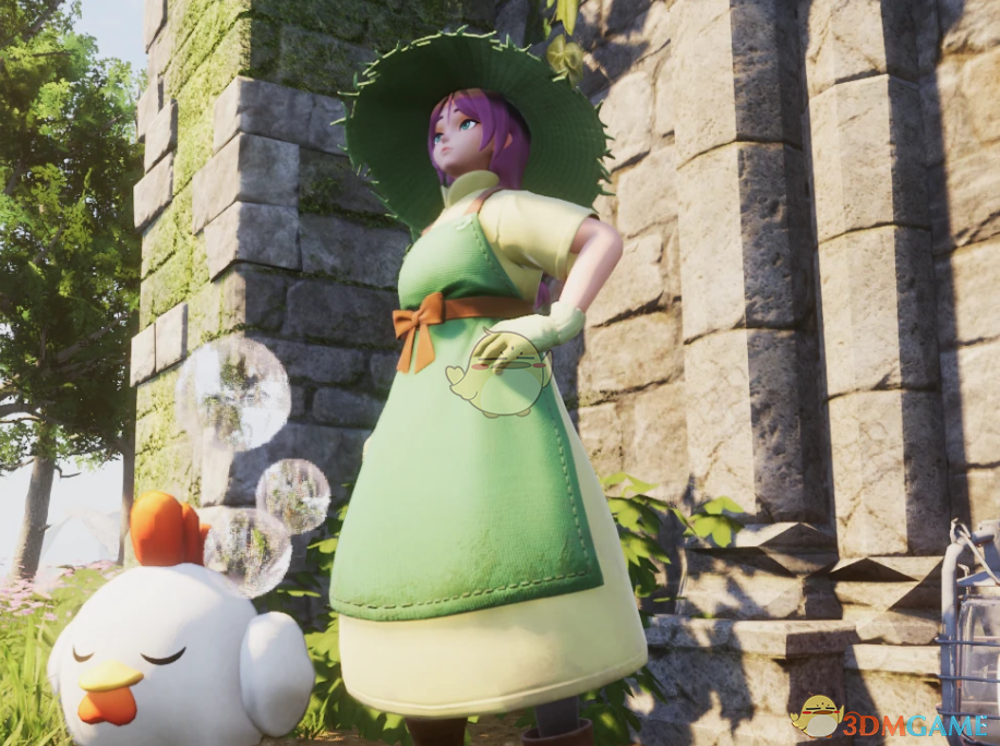 《幻兽帕鲁》农夫NPC替换为女仆MOD