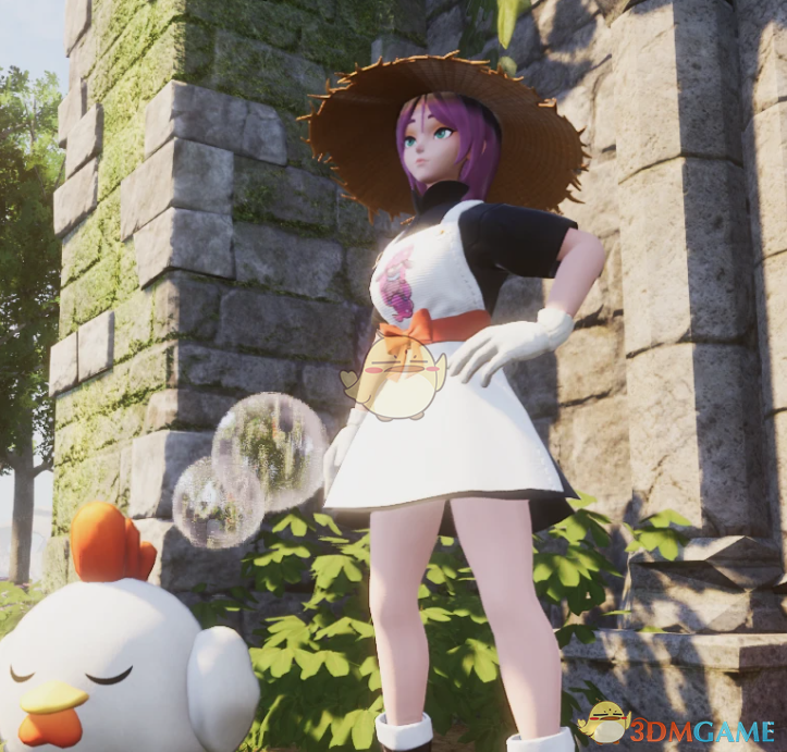 《幻兽帕鲁》农夫NPC替换为女仆MOD