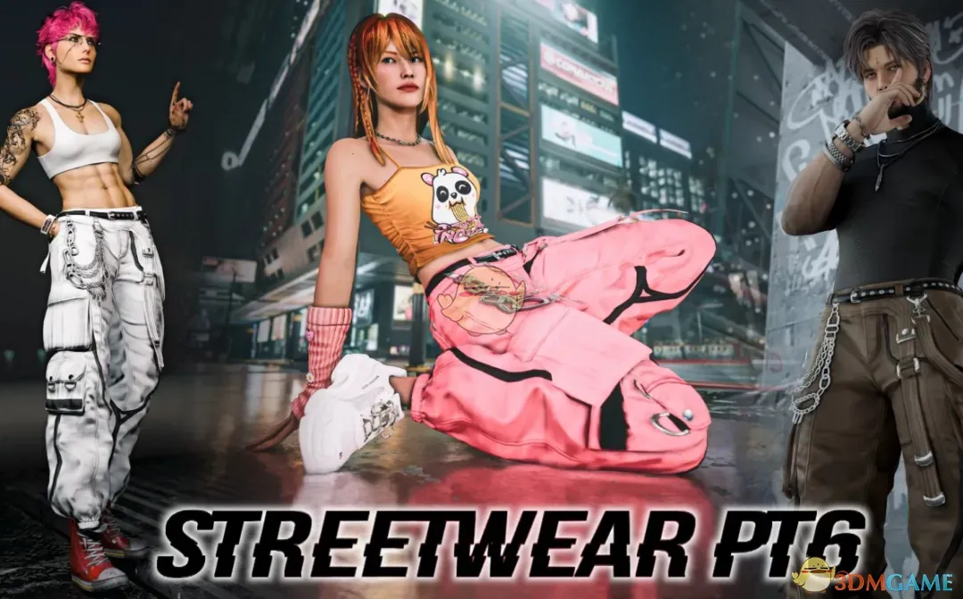 《赛博朋克2077》街头工装裤MOD