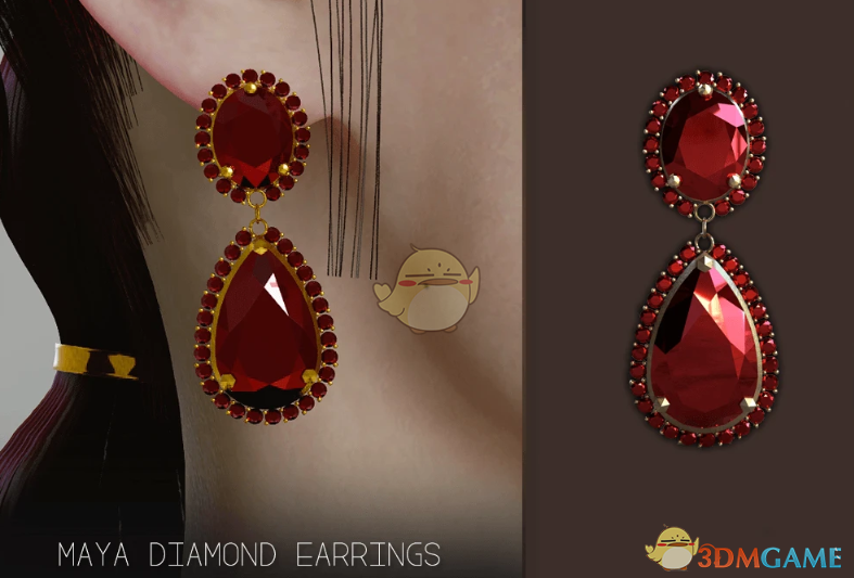 《InZOI》玛雅钻石耳环MOD