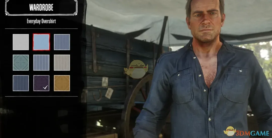 《荒野大镖客2》亚瑟的GTA复古牛仔衬衫MOD