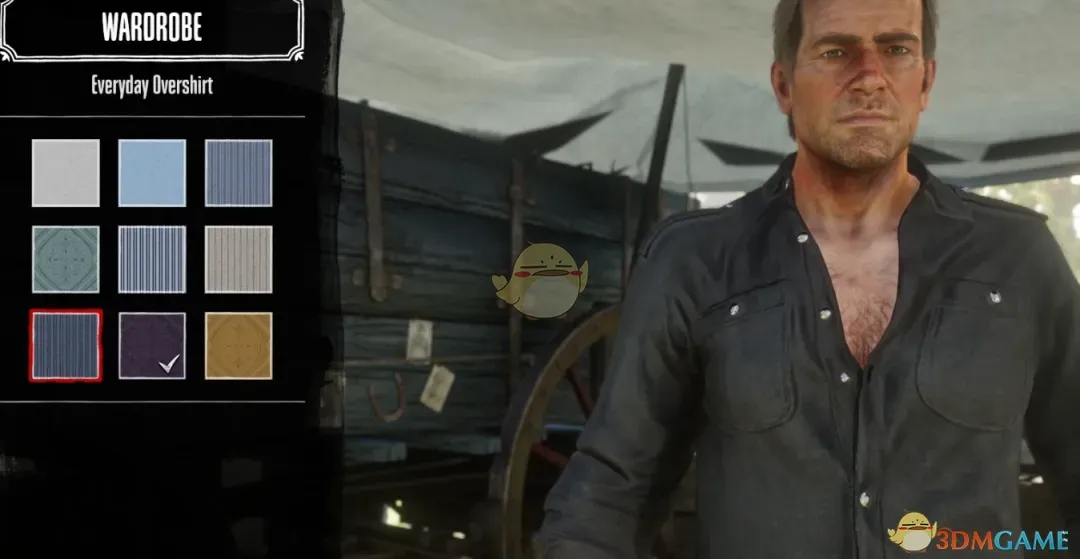 《荒野大镖客2》亚瑟的GTA复古牛仔衬衫MOD