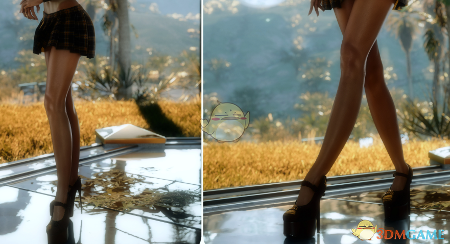 《赛博朋克2077》西奥多拉高跟鞋MOD