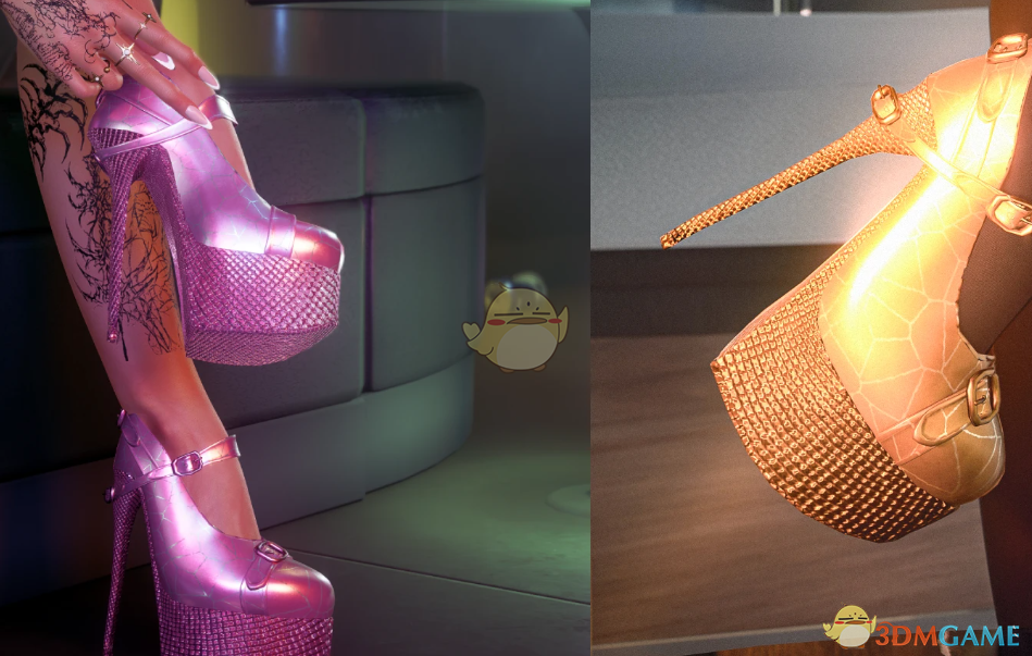 《赛博朋克2077》西奥多拉高跟鞋MOD