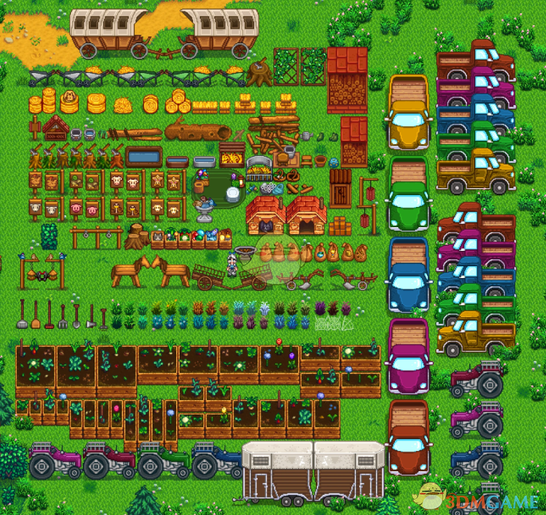 《星露谷物语》农场主题户外家具包MOD