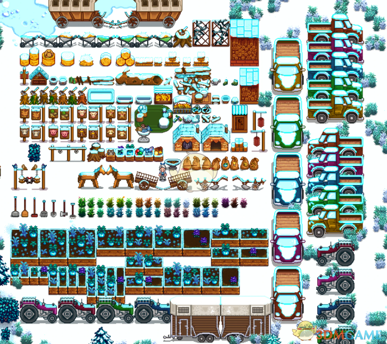 《星露谷物语》农场主题户外家具包MOD