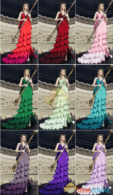 《最终幻想7：重生》爱丽丝的性感红色连衣裙MOD