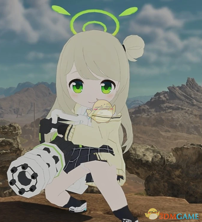 《怪物猎人：荒野》蔚蓝档案十六夜野宫外观MOD