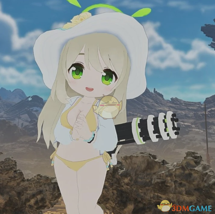 《怪物猎人：荒野》蔚蓝档案十六夜野宫外观MOD