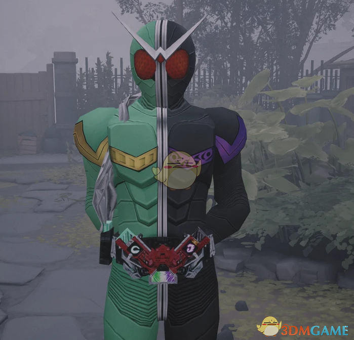 《师父》扮演假面骑士疾风王牌双骑MOD