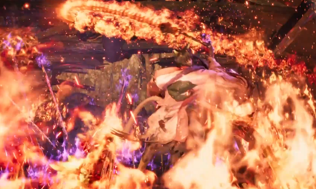 大雷藏不住！《仁王3》新实机 性感猫妖Boss战斗演示