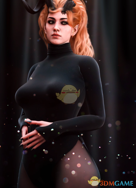 《博德之门3》性感高领紧身连体衣MOD