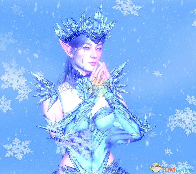 《博德之门3》冰雪女王铠甲MOD