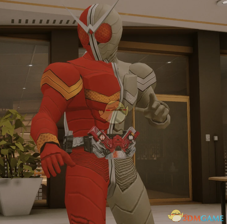 《师父》扮演假面骑士狂热金属双骑MOD