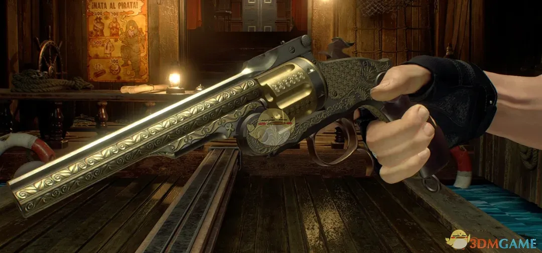 《生化危机4：重制版》黄金雕刻左轮手枪MOD