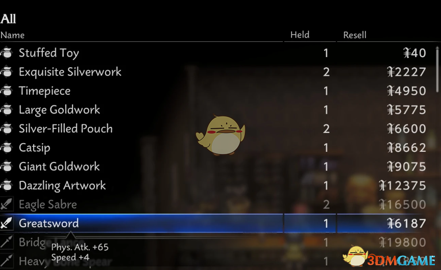 《歧路旅人0》卖出物品价格更高MOD