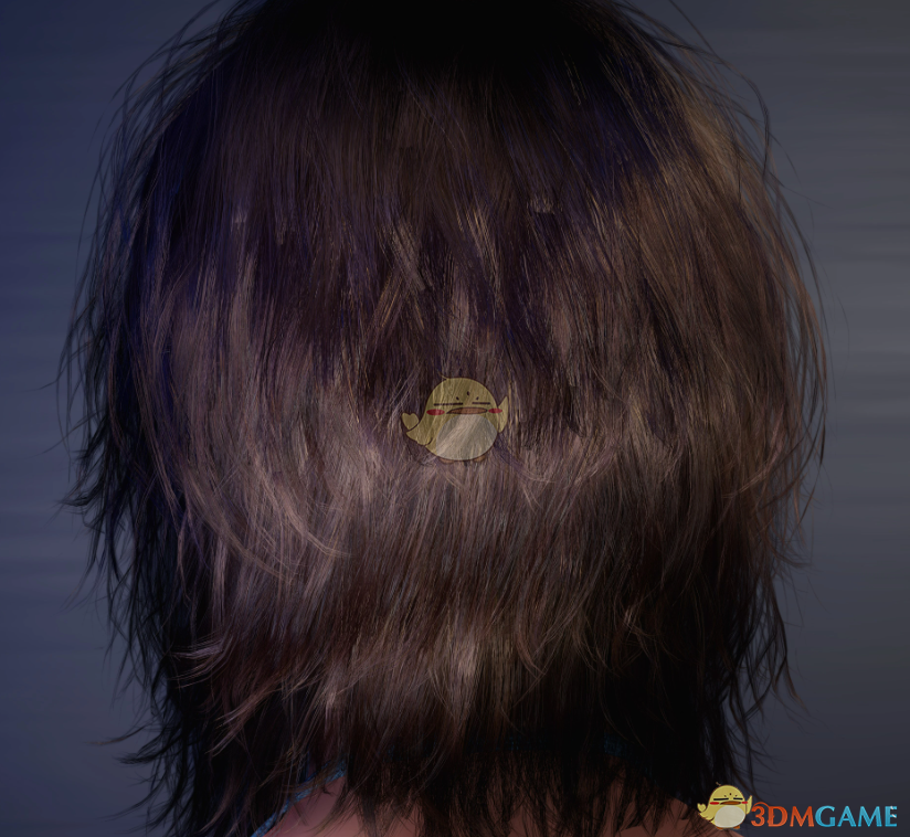 《赛博朋克2077》层次碎发狼尾头MOD