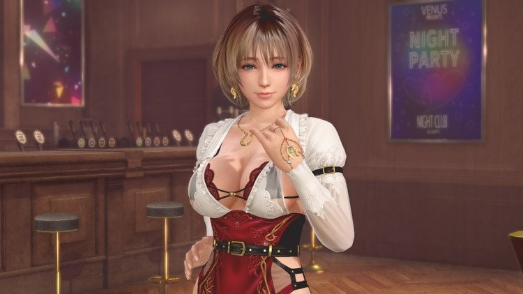 《维纳斯璀璨假期：死或生Xtreme》梅格生日服装登场 曼妙身姿性感翘臀！