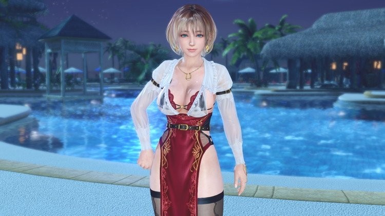 《维纳斯璀璨假期：死或生Xtreme》梅格生日服装登场 曼妙身姿性感翘臀！