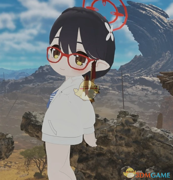 《怪物猎人：荒野》蔚蓝档案奥空绫音外观MOD