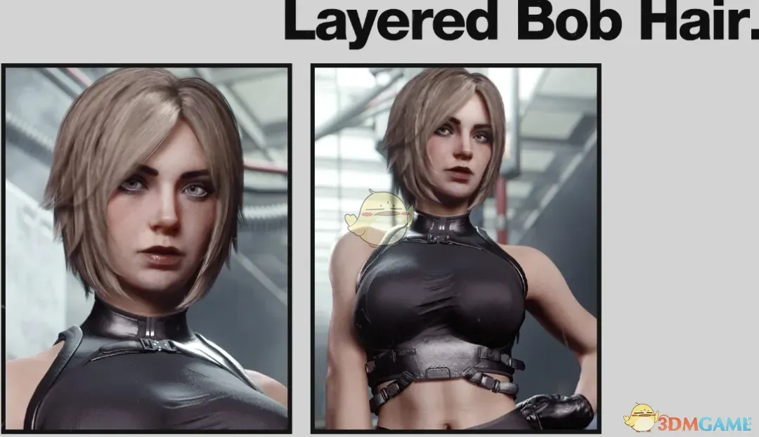 《赛博朋克2077》赛琳娜分层波波头MOD