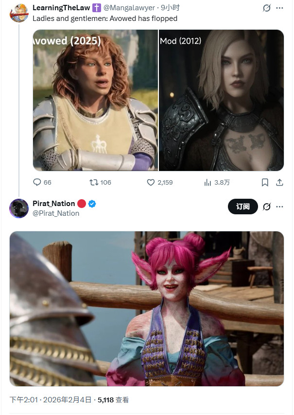 《天外世界2》《宣誓》销量双双未达预期 国外网友乐开了花