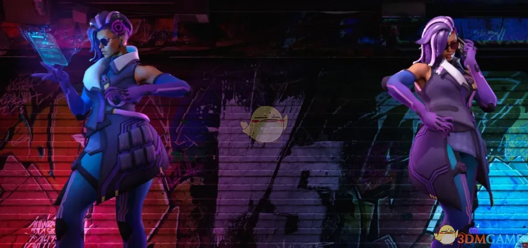 《街头霸王6》深红毒蛇的守望先锋黑影紧身衣MOD