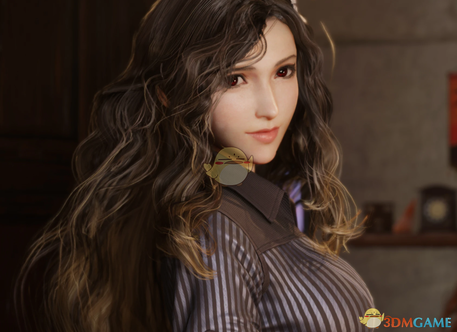 《最终幻想7：重生》蒂法的波浪卷发MOD