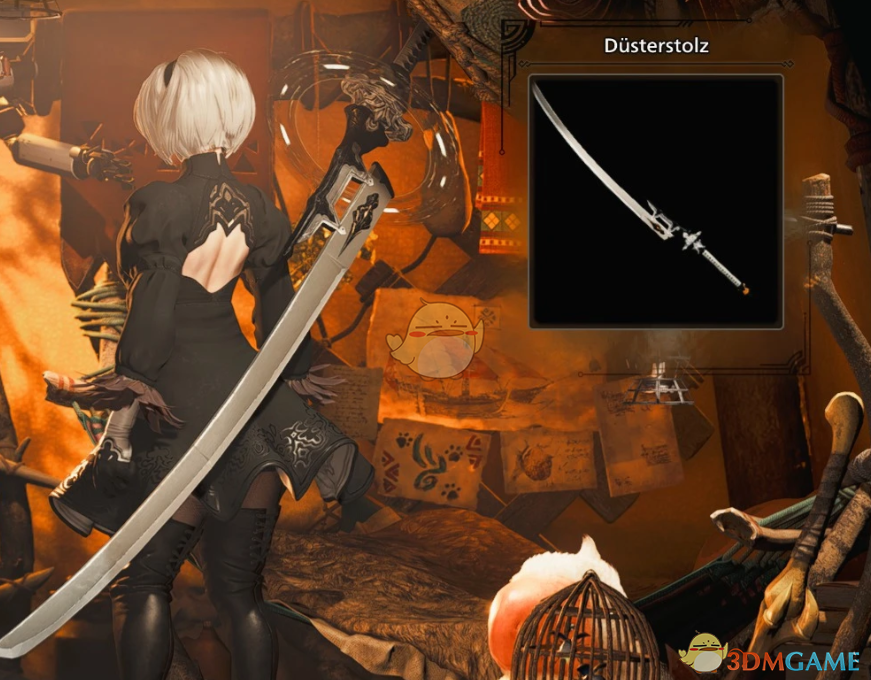 《怪物猎人：荒野》尼尔白之契约大剑MOD