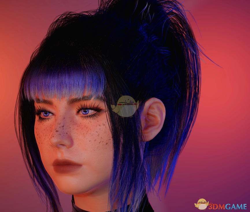 《赛博朋克2077》碎发高马尾MOD