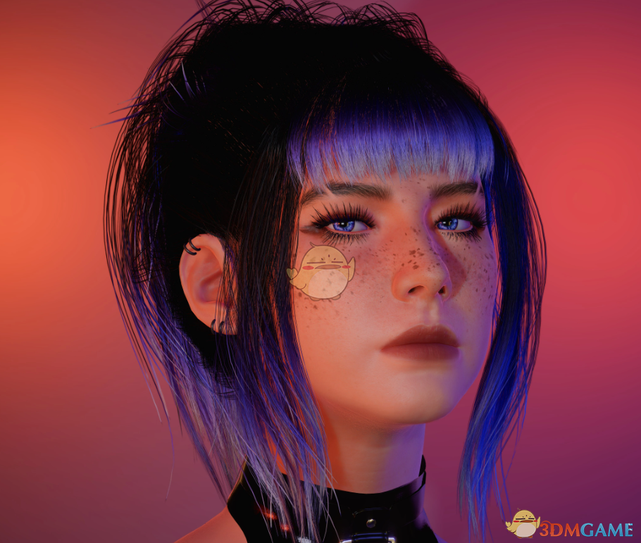 《赛博朋克2077》碎发高马尾MOD