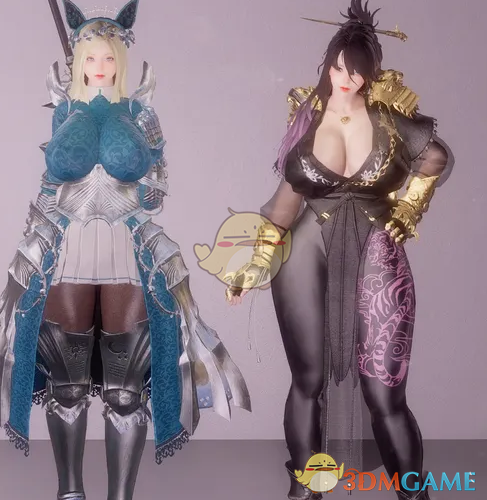 《上古卷轴5：天际重制版》姐妹花女随从莱托潘达和泰莎达尔MOD