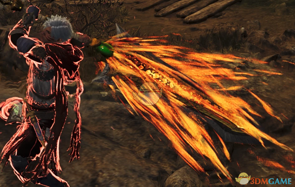 《怪物猎人：荒野》翡翠焰火龙巨剑MOD