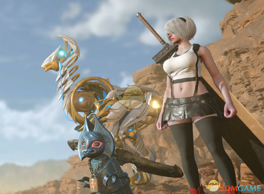 《怪物猎人：荒野》最终幻想第七天堂短裙装MOD