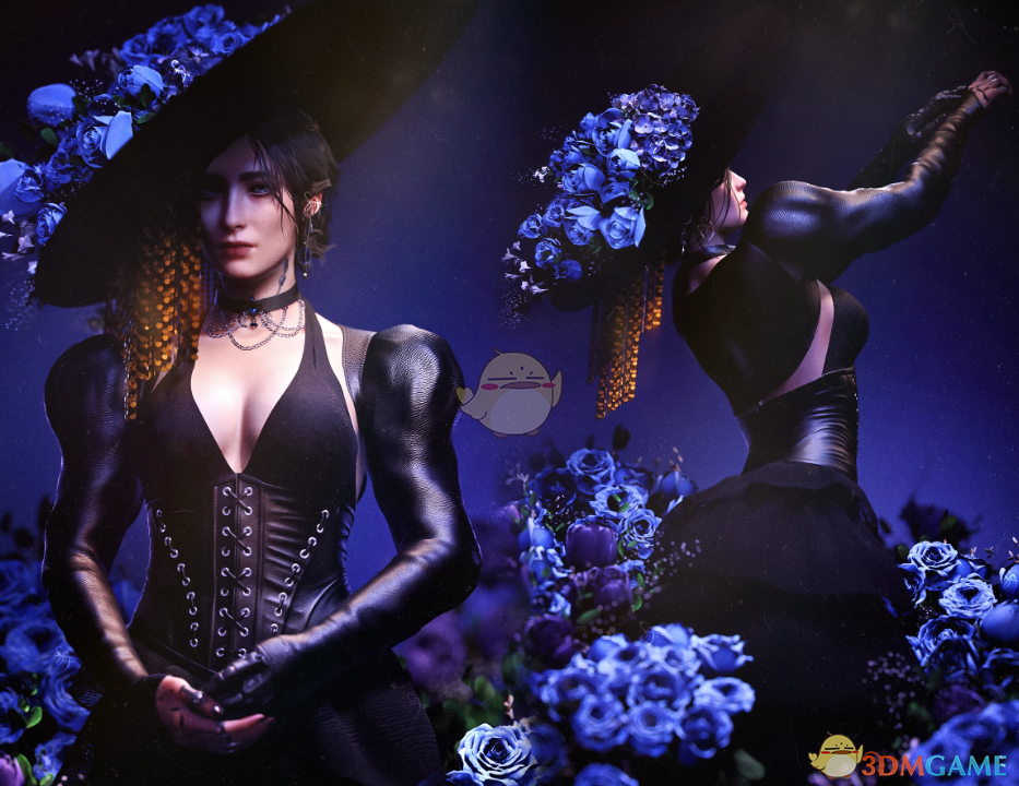 《赛博朋克2077》哥特主题紧身裙装MOD