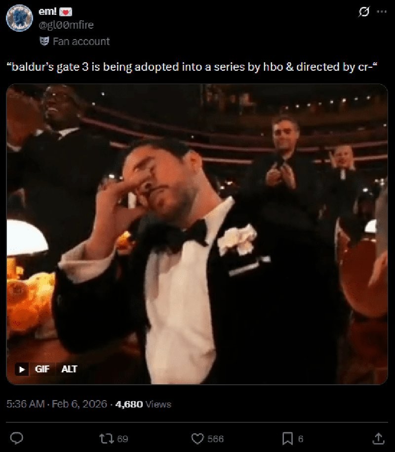 剧版《博德之门3》不受待见 玩家们纷纷制作梗图嘲讽